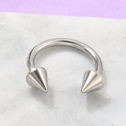 Stainless Steel Nose Septum Rings AJEW-TAC0017-01P-1