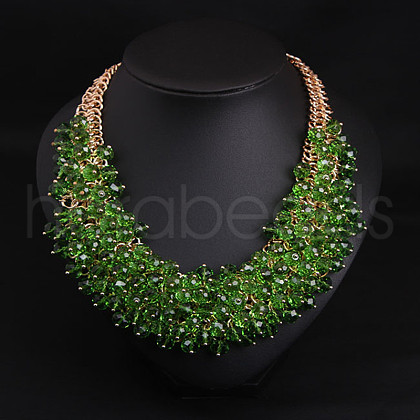 Alloy Bib Neckalces for Women FS-WG98D6E-10-1