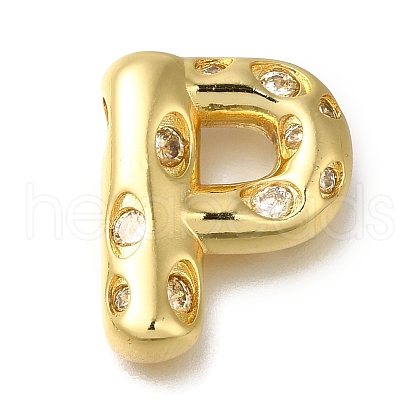 Brass with Cubic Zirconia Pendant KK-Q818-03P-G-1