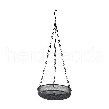 Iron Hanging Bird Feeder AJEW-WH0317-62-1