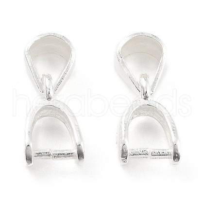 925 Sterling Silver Ice Pick Pinch Bails STER-Z001-012S-1