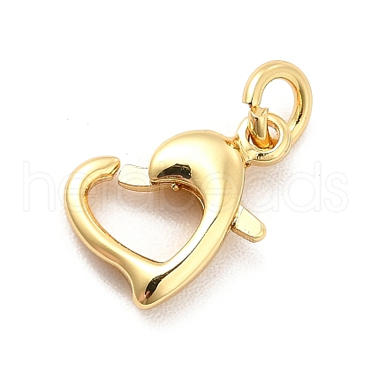 Rack Plating Brass Lobster Claw Clasps KK-K270-23G-1