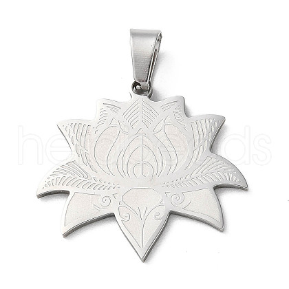 Non-Tarnish 201 Stainless Steel Pendants STAS-D041-16P-1