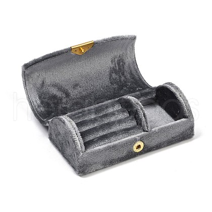 Arch Shaped Velvet Jewelry Set Storage Boxes CON-Z009-03A-1