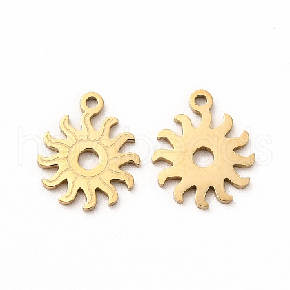Ion Plating(IP) 304 Stainless Steel Pendants STAS-E185-11G-1
