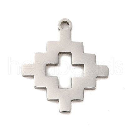 Non-Tarnish 304 Stainless Steel Pendants STAS-S123-03P-09-1