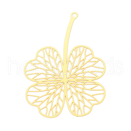 Brass Filigree Big Pendants KKC-T003-29G-1