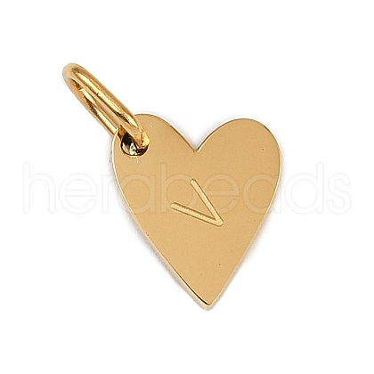 304 Stainless Steel Charms STAS-L291-01G-V-1
