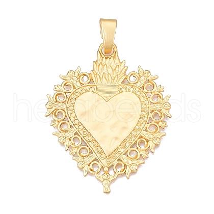 Rack Plating Alloy Big Pendants X-FIND-N005-56G-1