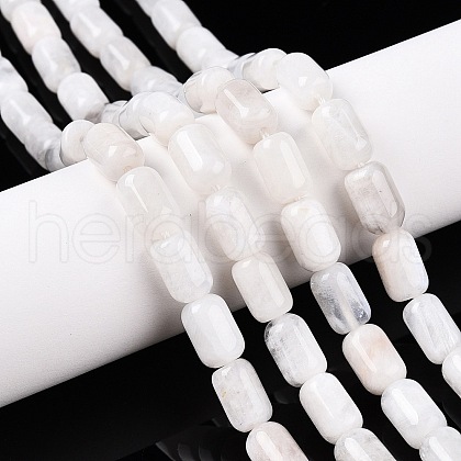 Natural Rainbow Moonstone Beads Strands G-G980-30B-1