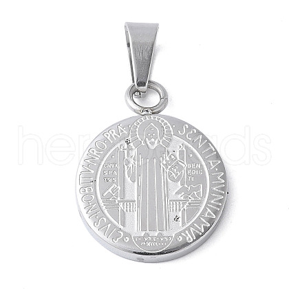 304 Stainless Steel Pendants STAS-S162-25P-1