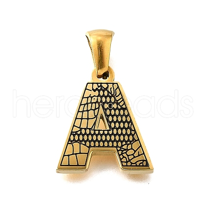 Golden 304 Stainless Steel Pendants STAS-K300-01G-A-1