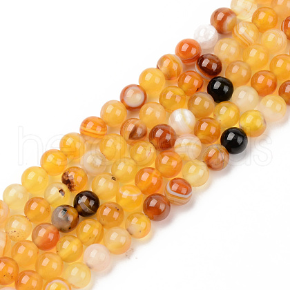 Natural Sardonyx Beads Strands G-S369-002B-B02-1