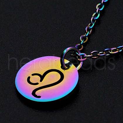 201 Stainless Steel Pendants Necklaces NJEW-S105-JN627-5-1