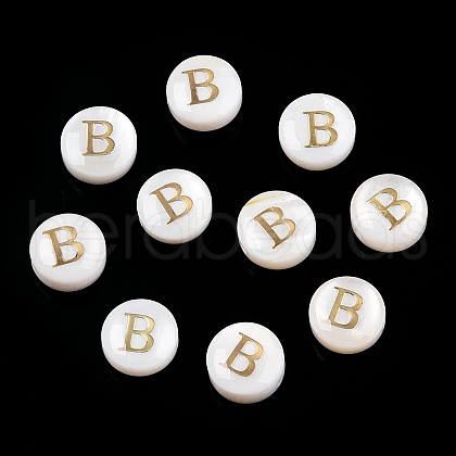 Natural Freshwater Shell Beads SHEL-N036-01B-1