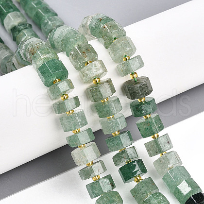 Natural Green Strawberry Quartz Beads Strands G-T140-31-1