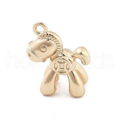 Brass Micro Pave Cubic Zirconia Pendants KK-M306-06G-03-1