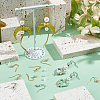 SUNNYCLUE 200Pcs 2 Color 304 Stainless Steel French Earring Hooks with Ball STAS-SC0008-46-4