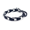 Adjustable Polyester Braided Cord Bracelet PW23071061735-2