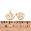 304 Stainless Steel Enamel Charms STAS-U061-04G-3