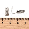 304 Stainless Steel Clip-on Earring Findings STAS-H230-30P-3