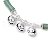 Natural Green Aventurine Beads Charm Bracelets for Men Women BJEW-TA00617-3