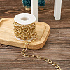 Decorative Chain Aluminium Twisted Chains Curb Chains CHA-TA0001-07G-4