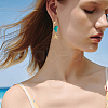 SOFPLATE 36Pcs 3 Colors Brass Clip-on Earring Findings KK-SP0001-07-5