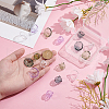 Unicraftale 16Pcs 8 Styles Glass Bead Cone for Wind Chimes Making FIND-UN0015-65-2