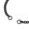 Adjustable 304 Stainless Steel Curb Chains Bracelet Making AJEW-JB01213-03-2