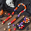 SOFPLATE 240Pcs 6 Styles Natural Wood Beads Strands WOOD-SP0001-03C-4