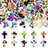 100Pcs 10 Colors Synthetic Turquoise Beads G-TA0002-14-9