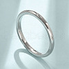 304 Stainless Steel Plain Band Rings STAS-I160-E02-P-1