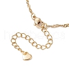 304 Stainless Steel Singapore Chain Bracelet Making AJEW-JB01306-01-3