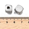 Spray Painted Wooden Beads WOOD-P021-01C-01-3