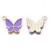 Alloy Enamel Pendants ENAM-T016-23B-RS-3