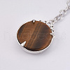 Natural Tiger Eye Keychain KEYC-P041-C09-4