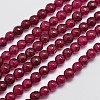 Natural Malaysia Jade Bead Strands G-A147-6mm-A09-3