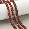 Natural Orange Garnet Beads Strands G-G271-B01-6mm-1