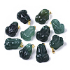 Natural Agate Pendants G-R459-007-2