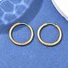 Ion Plating(IP) 304 Stainless Steel Huggie Hoop Earrings EJEW-F111A-20mm-G-4