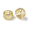 Rack Plating Brass Beads KK-A220-25F-G-1