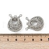 Hollow Out Brass Chandelier Component Links KK-G532-06P-3