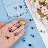 Beebeecraft 6 Pairs Shell Pearl Ball Stud Earrings EJEW-BBC0001-35A-3