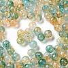 Transparent Crackle Acrylic Beads DACR-D300-01A-8mm-1