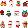 SUNNYCLUE 72Pcs 12 Styles Christmas Theme Opaque Resin Cabochons FIND-SC0011-35-1