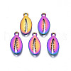 Ion Plating(IP) 201 Stainless Steel Pendants STAS-S119-132-1