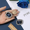 Gorgecraft 2Pcs Alloy Shoe Shoe Clips FIND-GF0006-07B-3