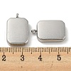Non-Tarnish 304 Stainless Steel Pendants STAS-L022-021P-3