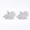 Non-Tarnish 201 Stainless Steel Pendants STAS-T046-JA334-1-1